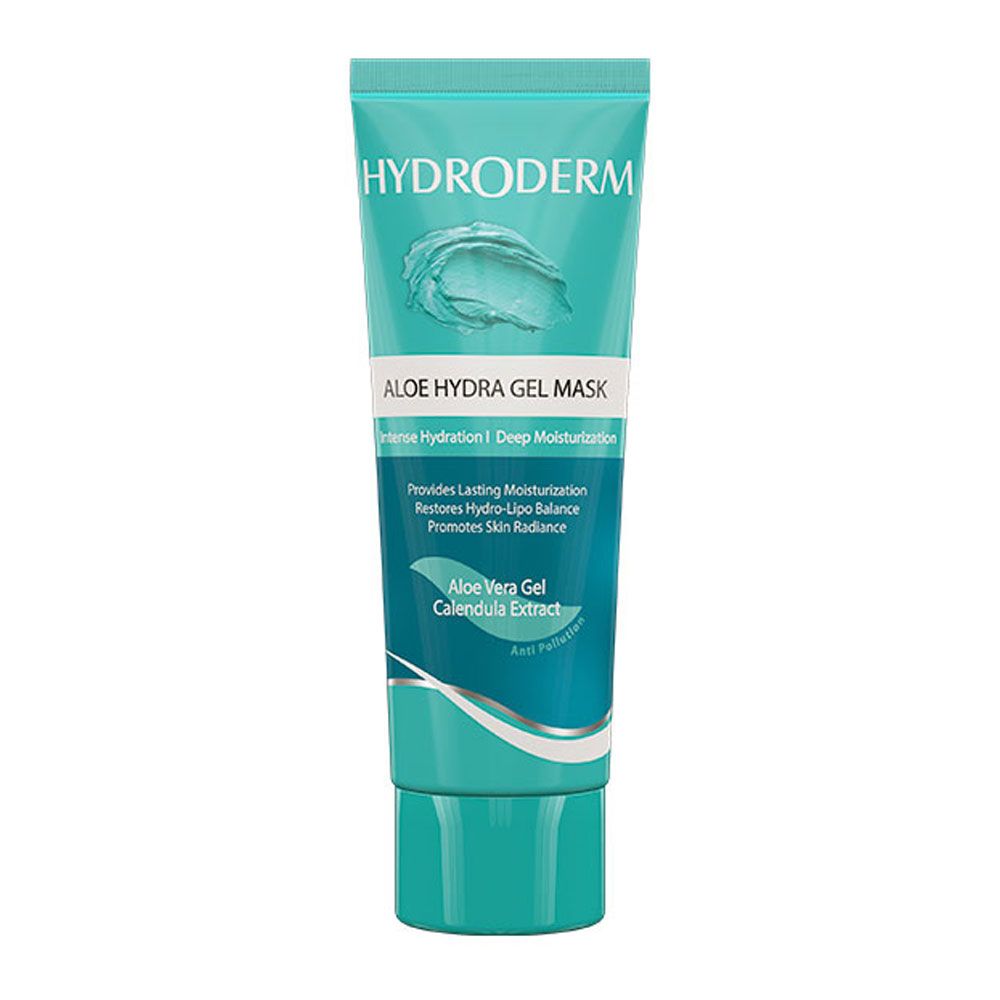 ماسک ژلی آبرسان و التیام بخش پوست حساس هیدرودرم Hydroderm Aloe Hydra Gel Mask