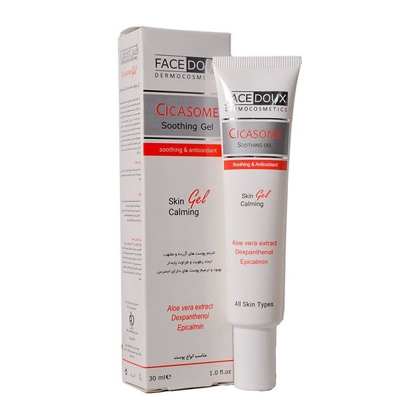 ژل مرطوب کننده و آنتی اکسیدان سیکازوم فیس دوکس CICASOME SOOTHING GEL FACEDOUX