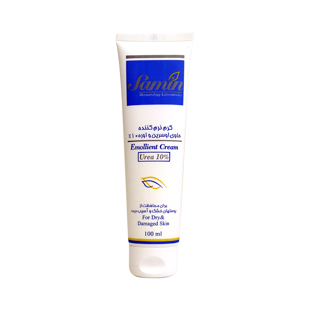 کرم نرم کننده حاوی اوسرین و اوره 10 درصد ثمین EMOLLIENT CREAM UREA 10 SAMIN