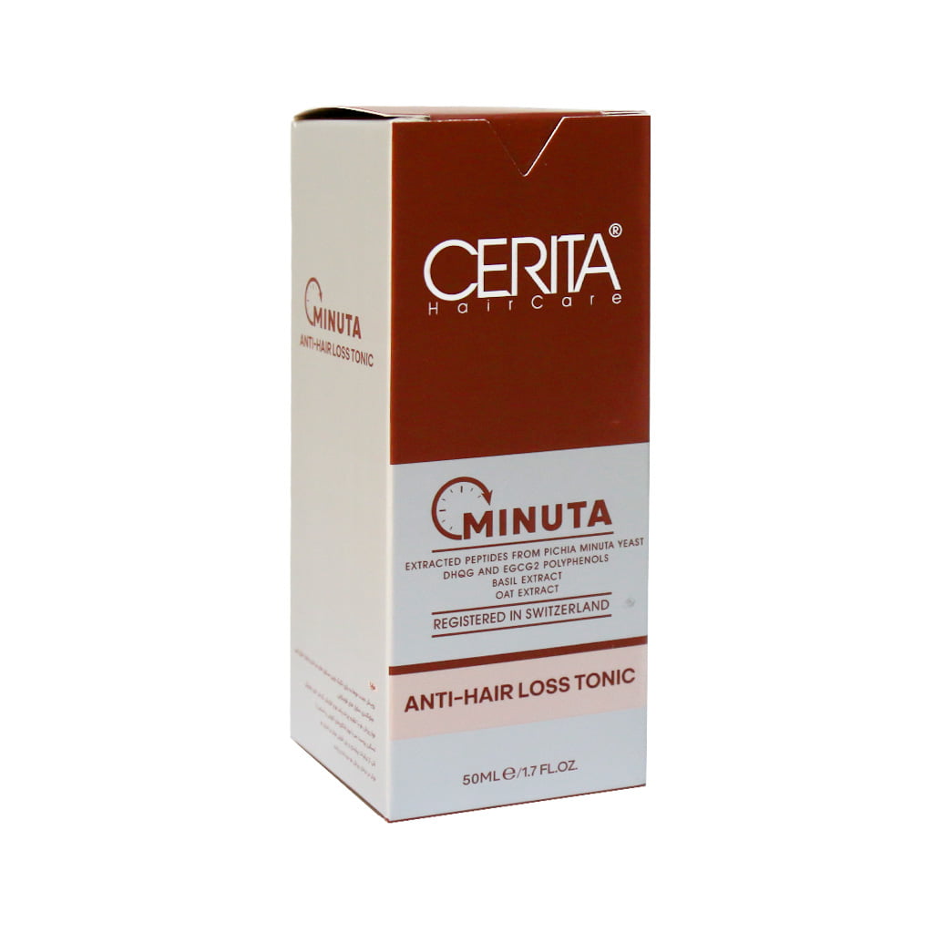 تونیک ضد ریزش سریتا مینوتا MINUTA ANTI HAIR LOSS TONIC CERITA