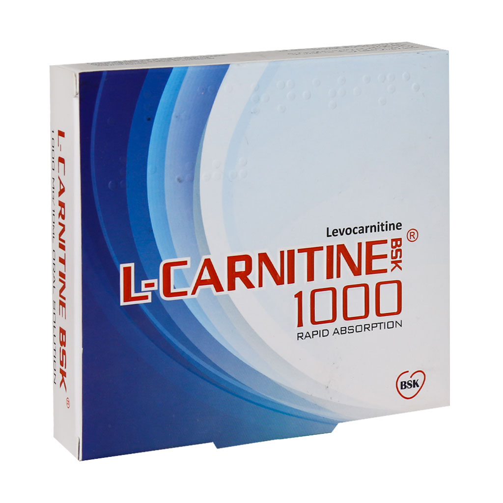 محلول خوراکی ال کارنیتین ۱۰۰۰ بی اس کی BSK L CARNITINE ۱۰۰۰  SIGNAL DOSE VIALS