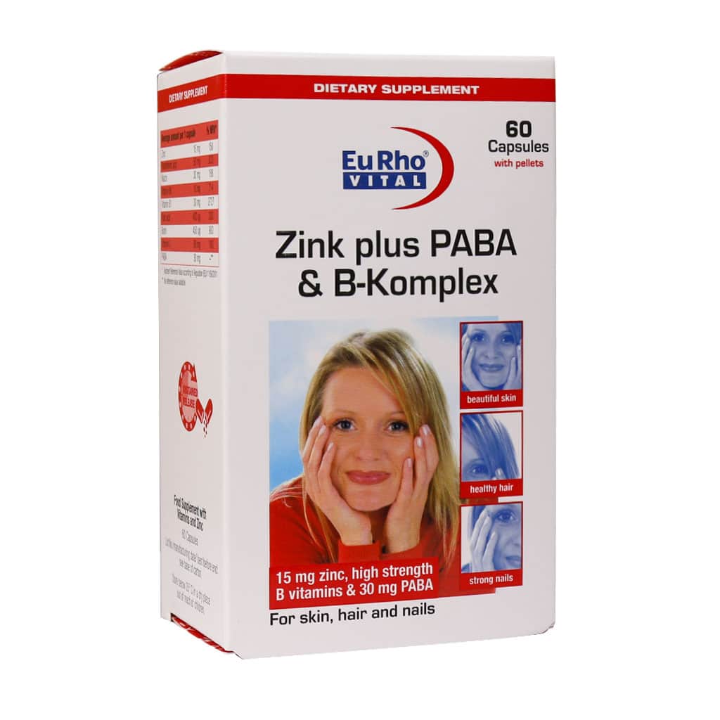 زینک پلاس پابا یورویتال  Zinc Plus PABA