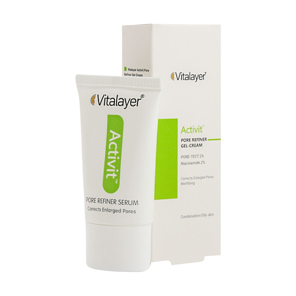 کرم ژل جمع کننده منافذ باز پوست اکتی ویت ویتالیر Pore Refiner Gel Cream