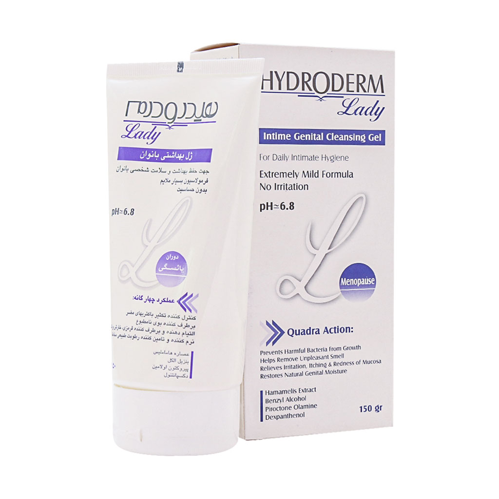 ژل بهداشتی بانوان یائسه هیدرودرم Hydroderm Intime Genital Cleansing Gel