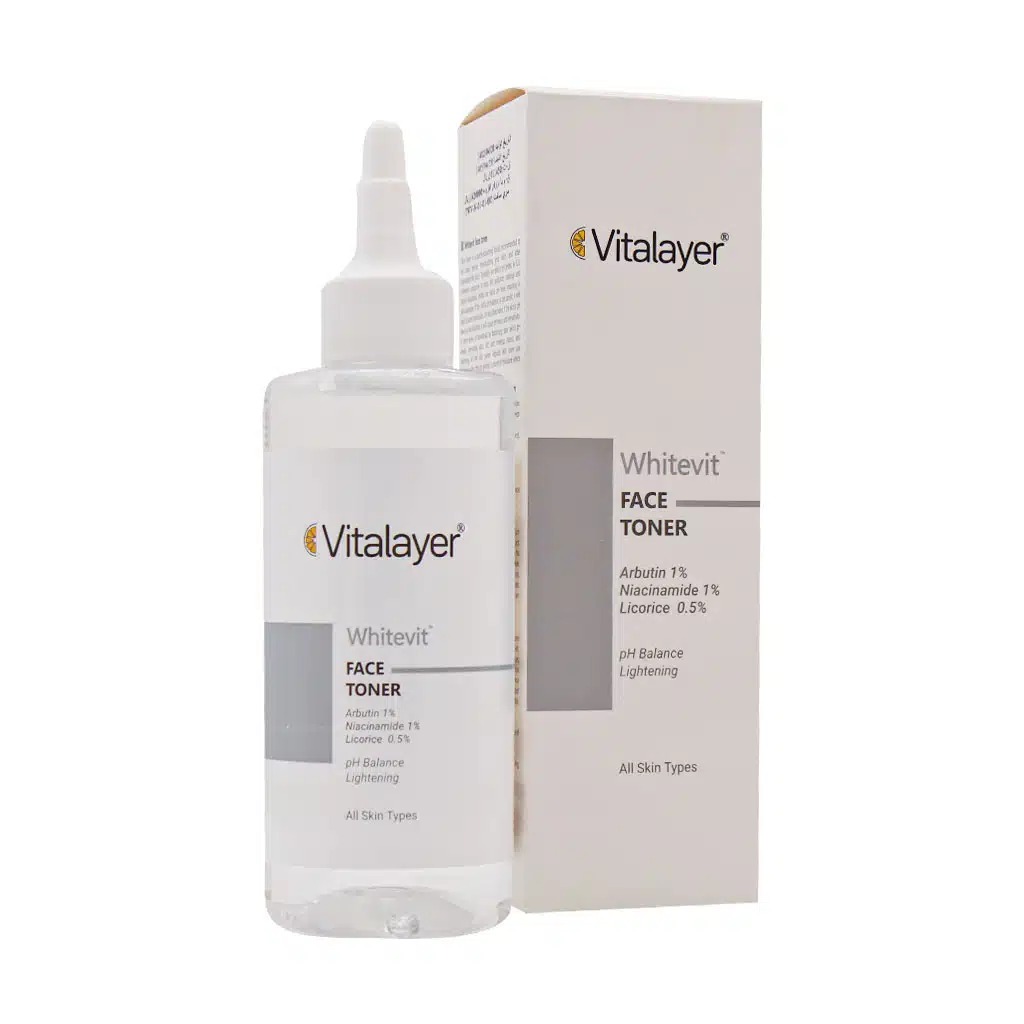 تونر پاک کننده صورت ویتالیر وایت ویت WHITEVIT FACE TONER VITALAYER