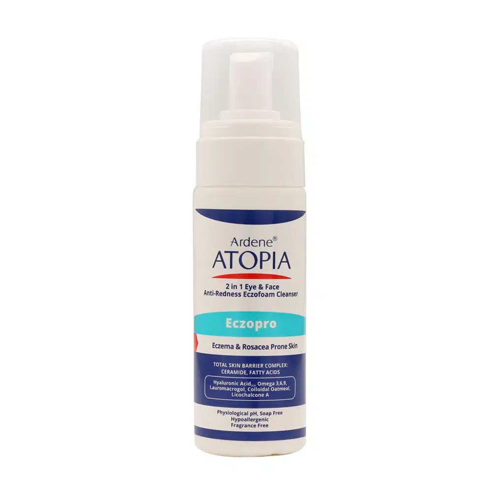فوم شوینده ملایم صورت و اطراف چشم اگزوپرو آتوپیا آردن  Ardene Atopia Eye And Face Anti Redness Eczofoam Cleanser