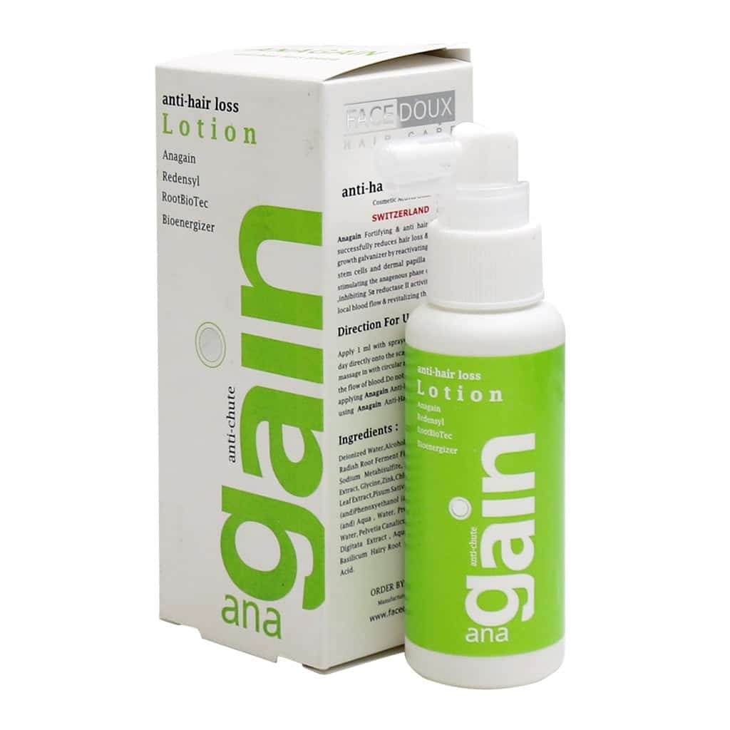 لوسیون تقویت کننده موی سر آناگین فیس دوکس Anti Hair Loss Lotion Ana Gain