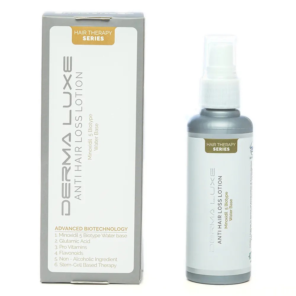 لوسیون ضد ریزش و رویش مجدد مو ماینوکسیدیل  Derma Luxe Anti Hair Loss Lotionدرمالوکس