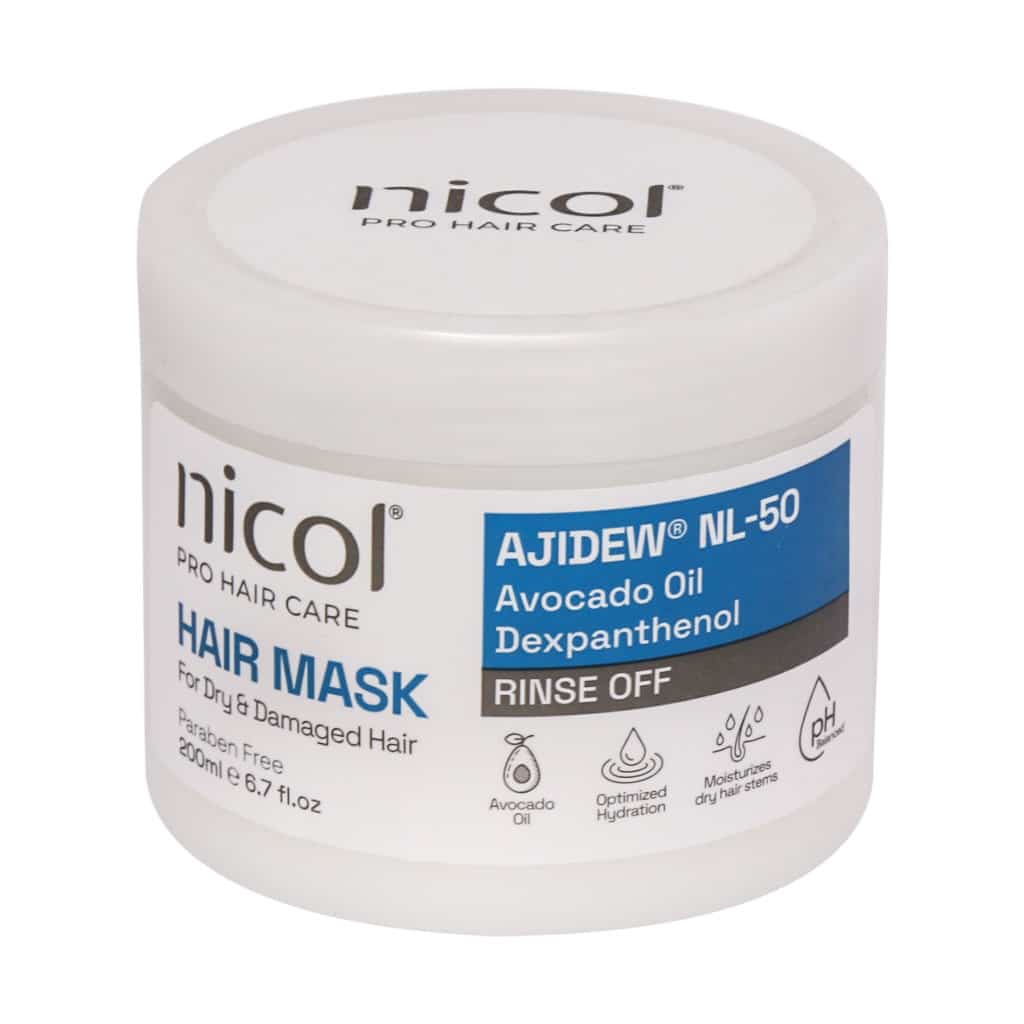 ماسک موی خشک و آسیب دیده با آبکشی نیکول Hair Mask For Dry And Damaged Hair