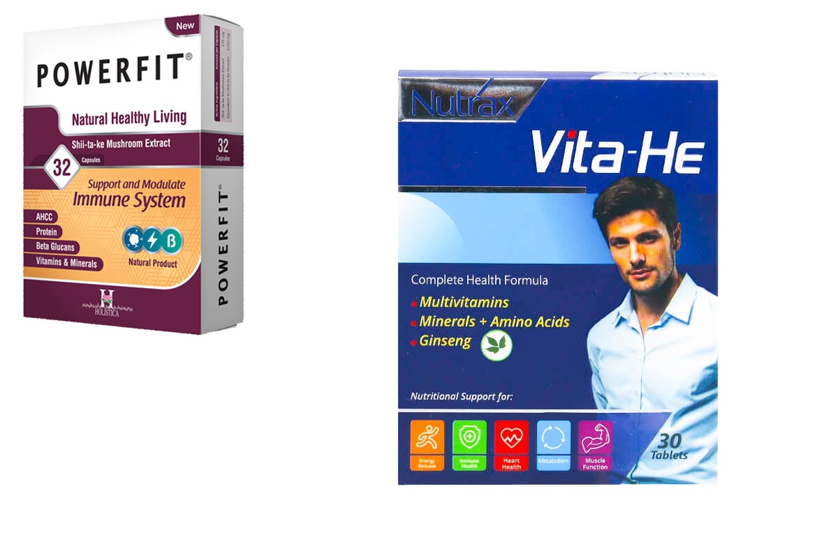 پکیج کپسول پاورفیت و قرص ویتا هی  VITA HE AND POWERFIT CAPSULE
