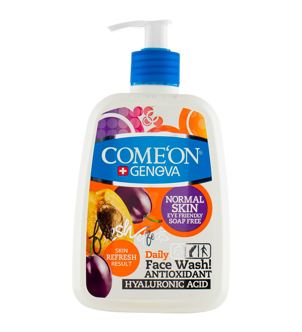 ژل شستشوی صورت پوست نرمال کامان DAILY FACE WASH COME ON