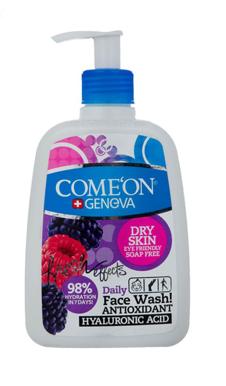 ژل شستشوی صورت پوست خشک کامان Comeon Dry Skin Face Wash