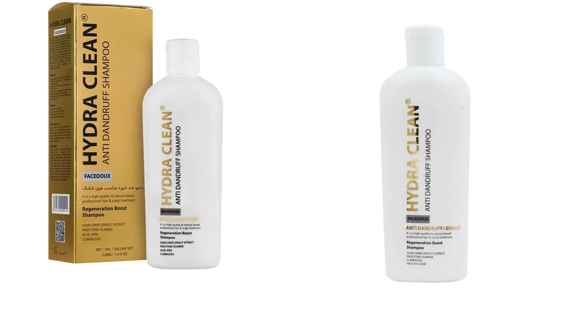 شامپو ضد شوره هیدراکلین فیس دوکس Hydra Clean Anti Dandruff Shampoo