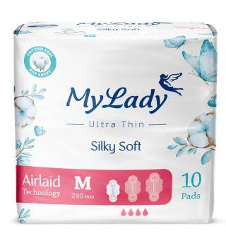نواربهداشتی اولترا به نرمی ابریشم سایز متوسط مای لیدی My Lady Ultra Silky Soft Medium