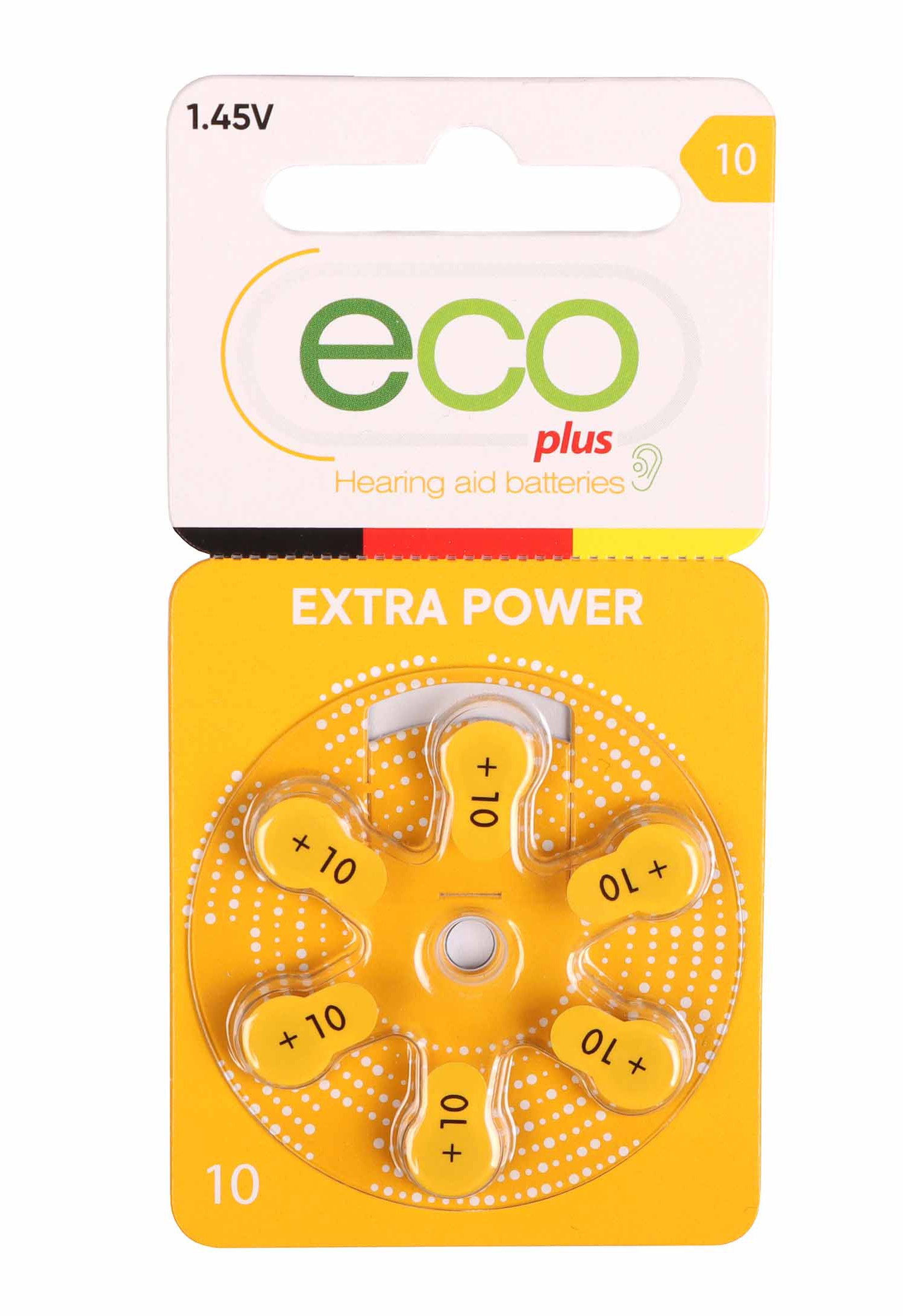 باتری سمعک اکو پلاس کد 10 eco plus