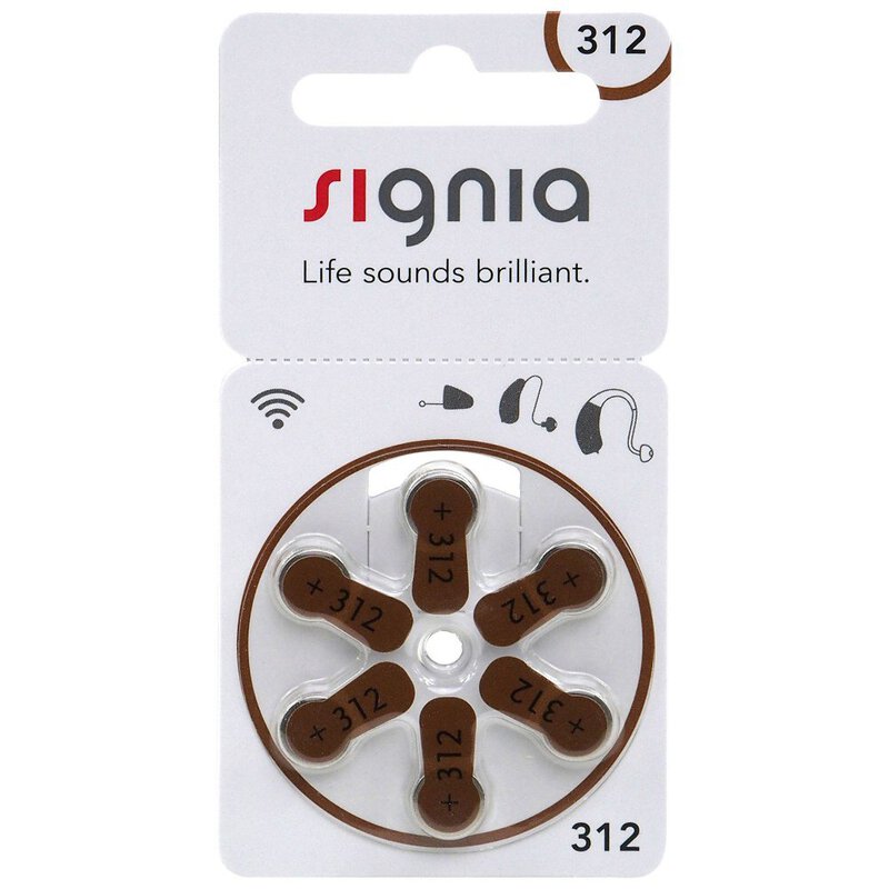 باتری سمعک سیگنیا SIEMENS Signia 312 Battery