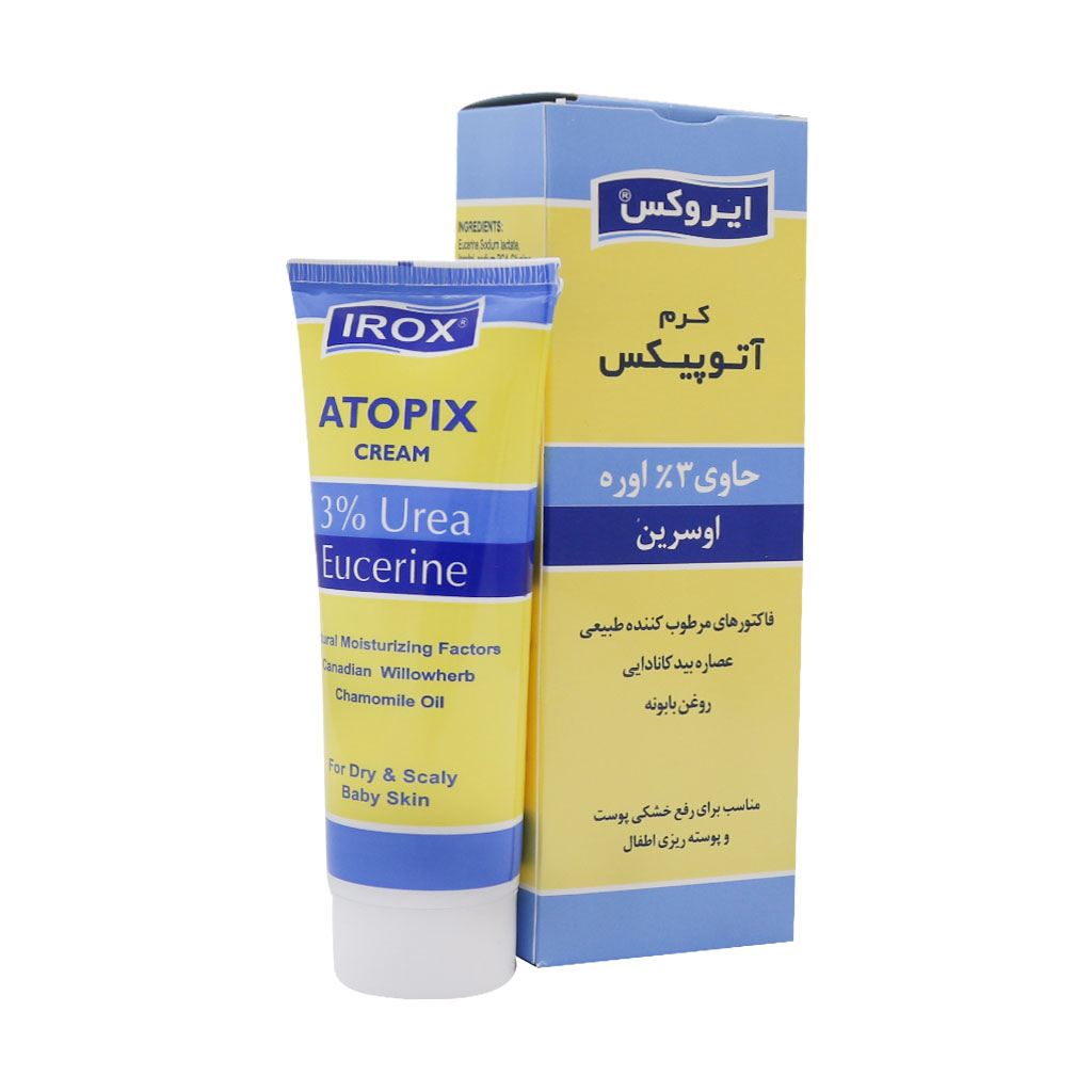 کرم آتوپیکس حاوی 3% اوره اوسرین ایروکس Atopix Eucerine Ure
