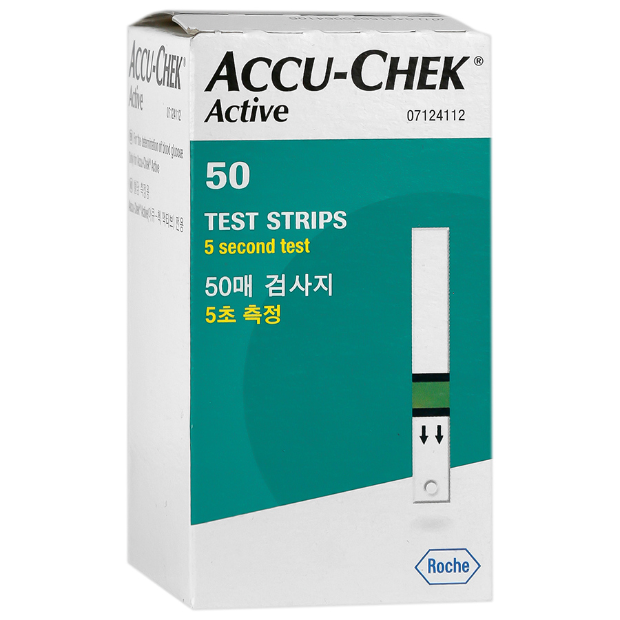 نوار تست قند خون اکتیو Accu chek Active